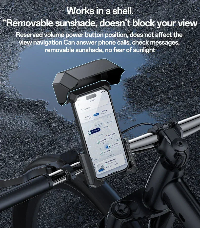 Yesido 360 Degree Universal Ball Adjustment Mechanical Locking Stable Bicycle Phone Holder C331 - Three