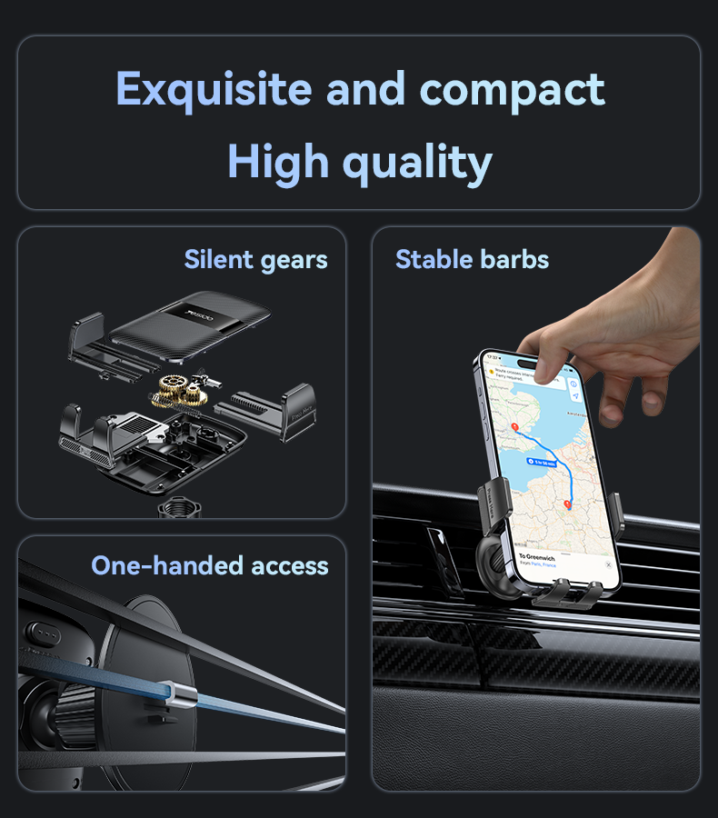 Yesido Car Phone Holder 360-Degree Rotation Air Vent Mount C251