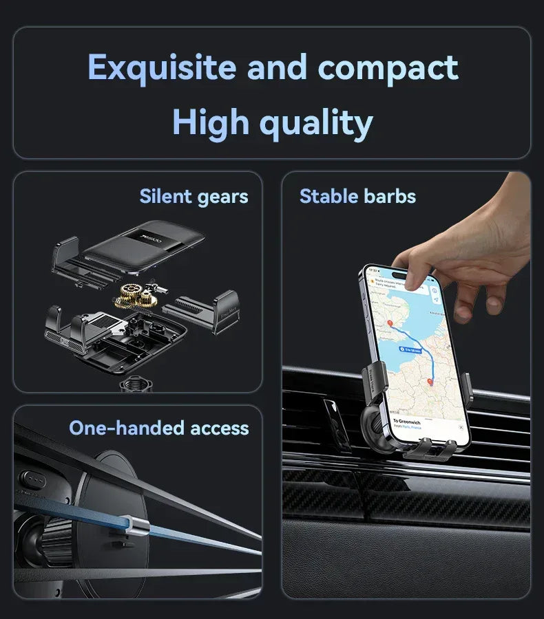 Yesido Car Phone Holder 360-Degree Rotation Air Vent Mount C251 - Three
