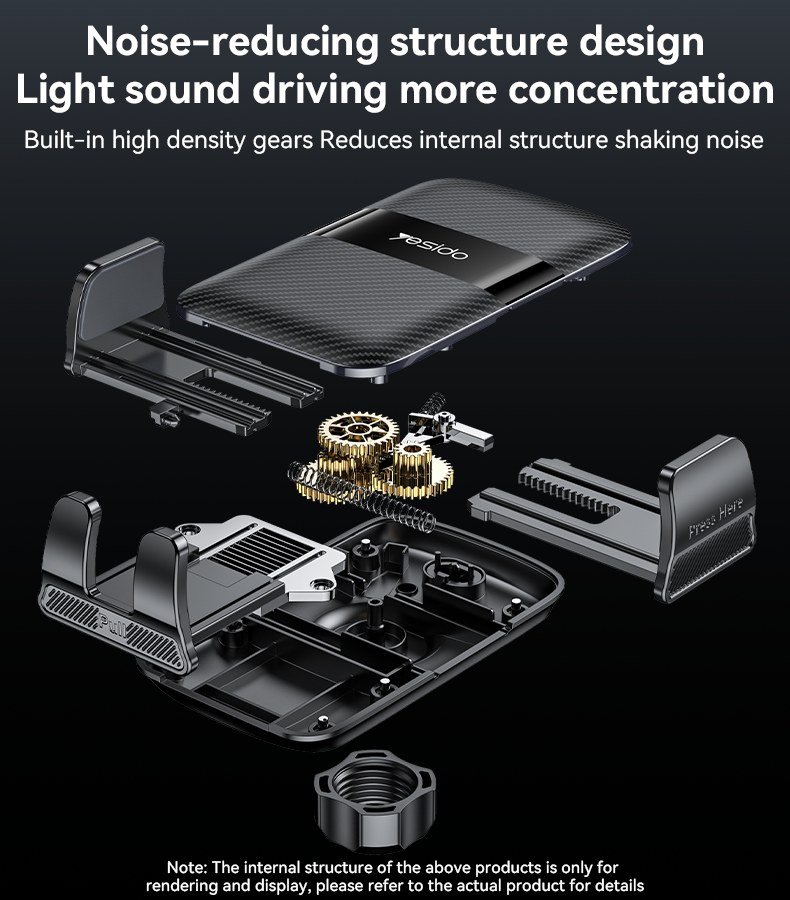 Yesido Car Phone Holder 360-Degree Rotation Air Vent Mount C251