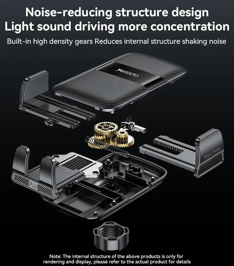 Yesido Car Phone Holder 360-Degree Rotation Air Vent Mount C251 - Three