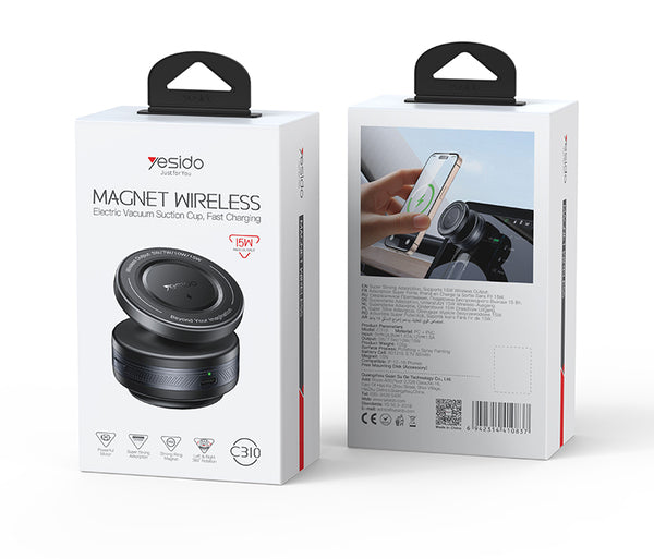 Yesido Magnet Wireless Vacuum Suction Cup C310