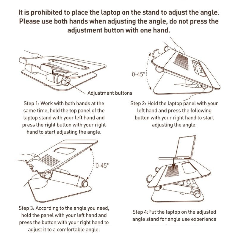 Yesido laptop Foldable Laptop Swivel Stand LP06