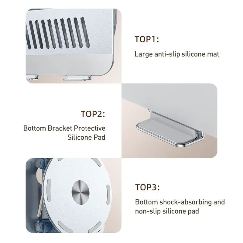 Yesido laptop Foldable Laptop Swivel Stand LP06 - Three