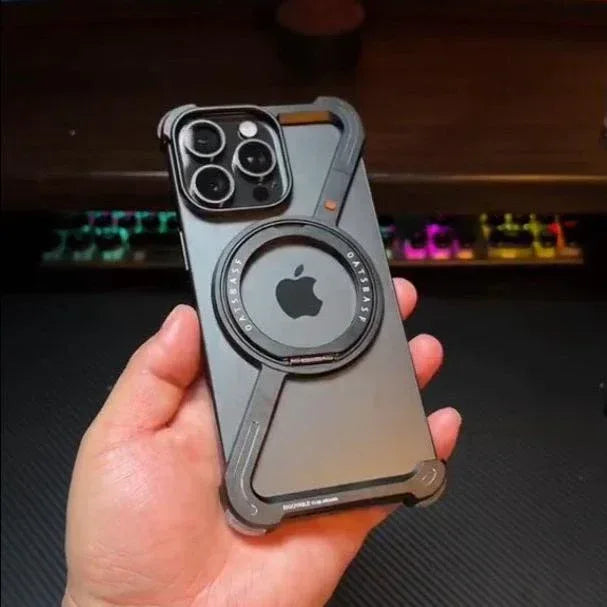Z Shape Metal Phone Case iPhone 15 Pro Max - Three