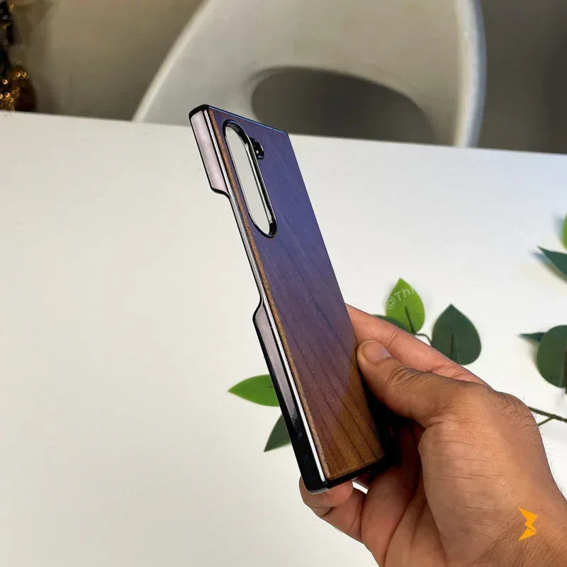 Zan Wooden Case Samsung Z Fold 6 - Three