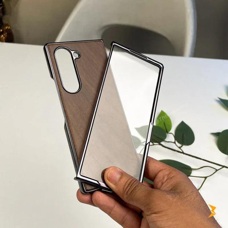 Zan Wooden Case Samsung Z Fold 6 - Three