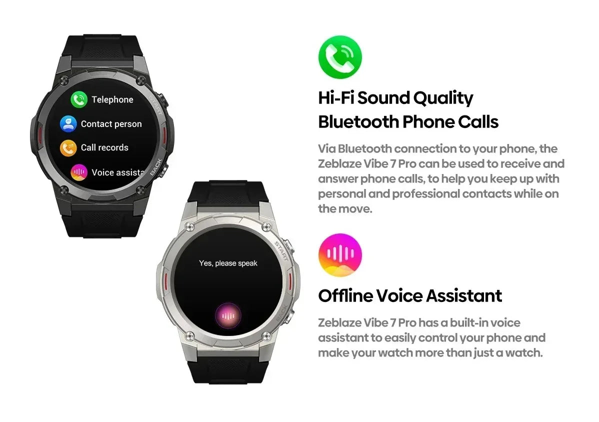 Zeblaze Vibe 7 Pro Smart Watch - Three
