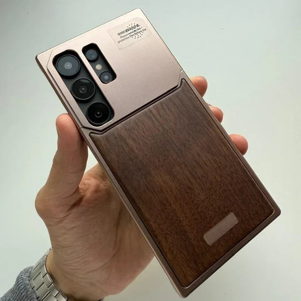Zen Alloy Wood Case Samsung S25 Ultra - Three