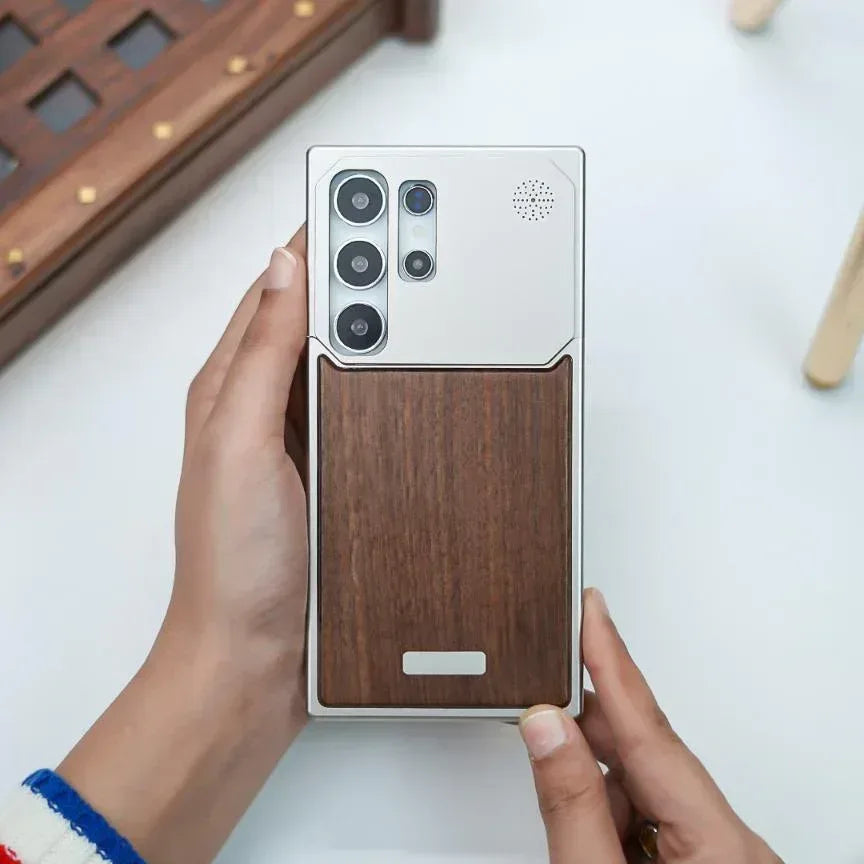 Zen Alloy Wood Case Samsung S25 Ultra - Three