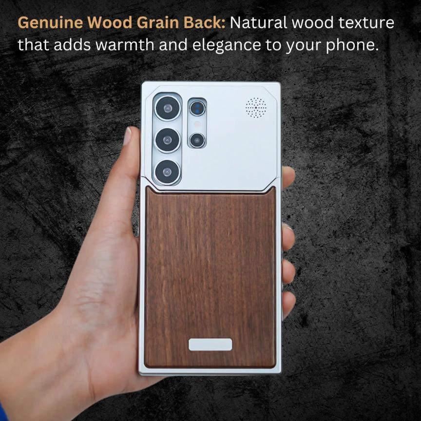 Zen Alloy Wood Case Samsung S25 Ultra - Three