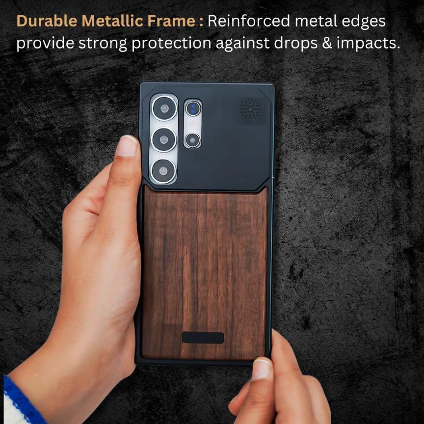 Zen Alloy Wood Case Samsung S25 Ultra - Three