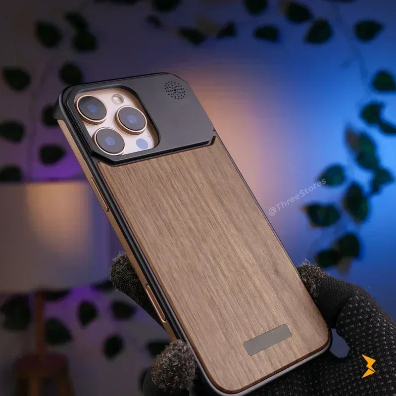 Zen Alloy Wood Case iPhone 16 Pro Max - Three