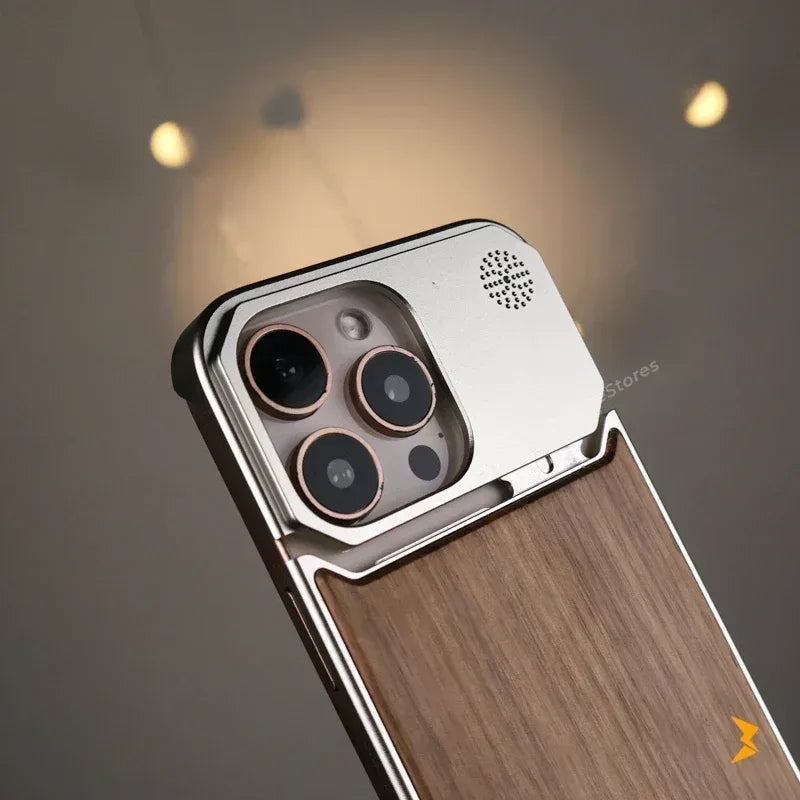 Zen Alloy Wood Case iPhone 16 Pro Max - Three