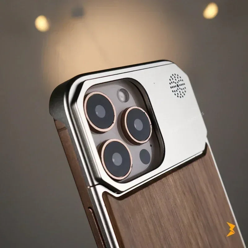 Zen Alloy Wood Case iPhone 16 Pro Max - Three