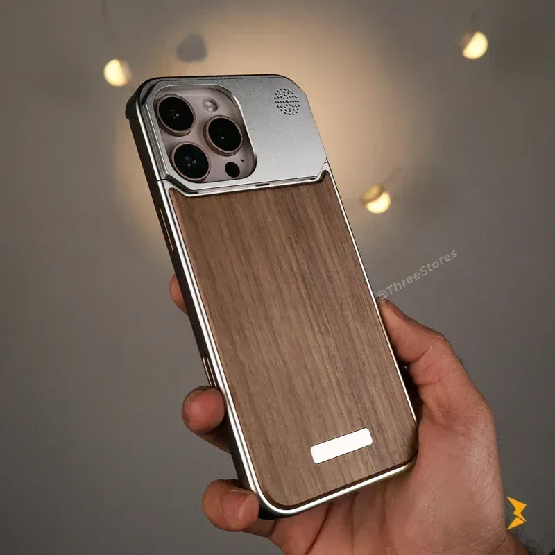Zen Alloy Wood Case iPhone 16 Pro Max - Three