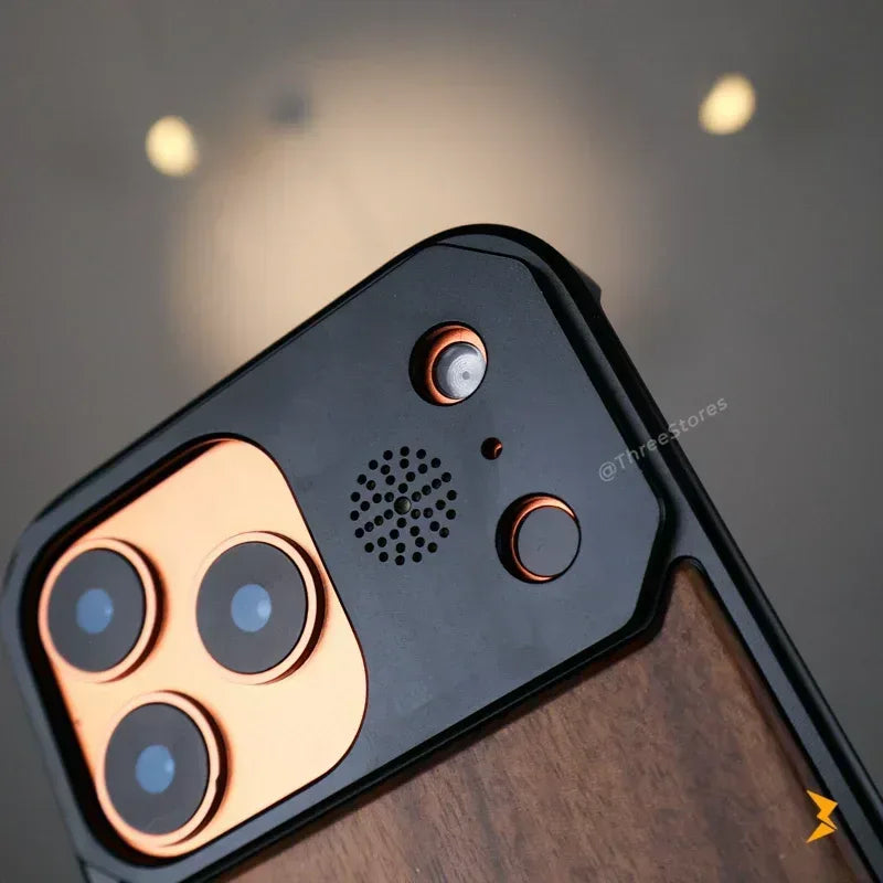 Zen Alloy Wood Case iPhone 17 Pro Max - Three