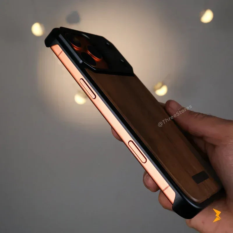 Zen Alloy Wood Case iPhone 17 Pro Max - Three