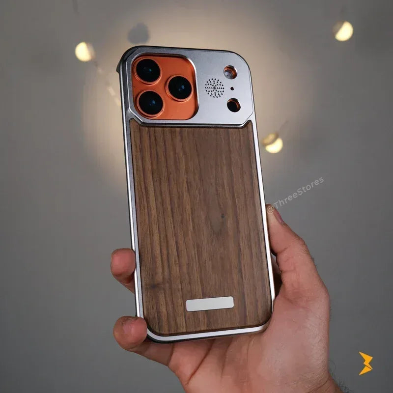 Zen Alloy Wood Case iPhone 17 Pro Max - Three
