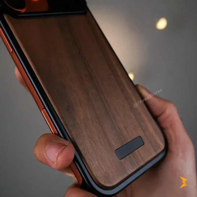 Zen Alloy Wood Case iPhone 17 Pro Max - Three