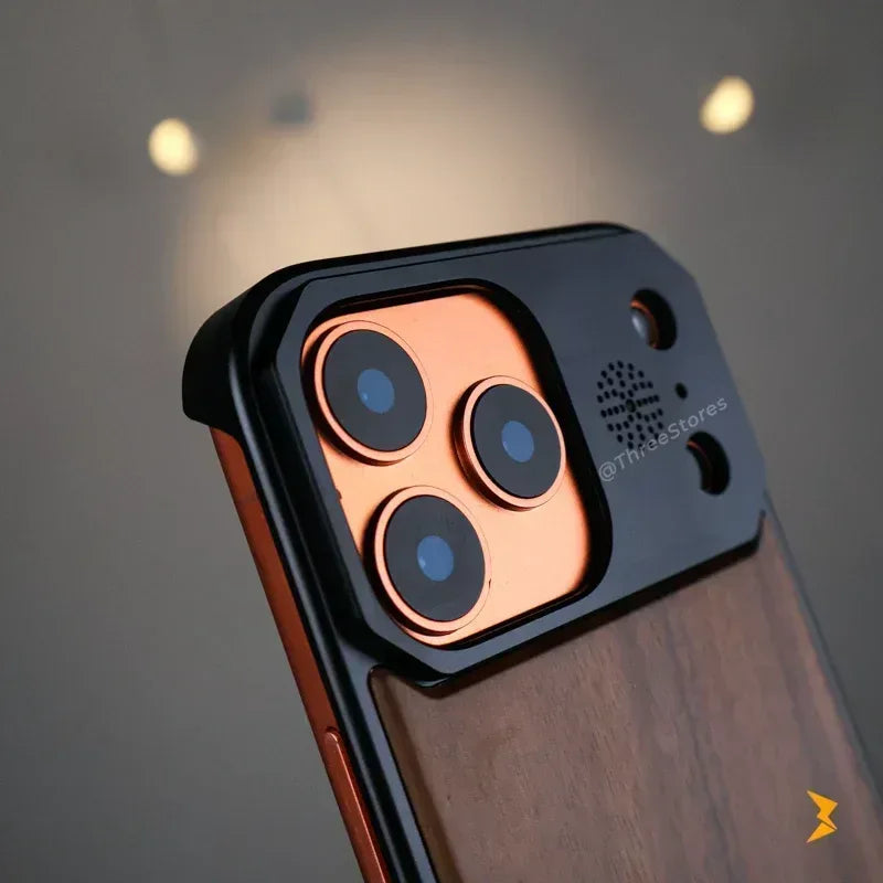 Zen Alloy Wood Case iPhone 17 Pro Max - Three