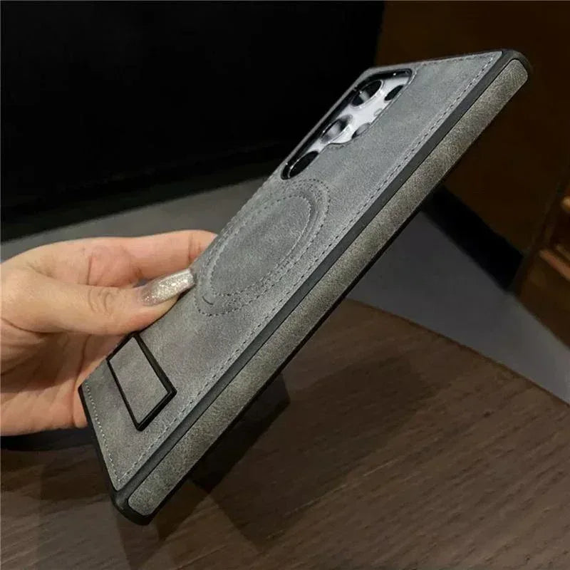 Zodiac Magsafe Leather Case Samsung S23 Ultra - Three