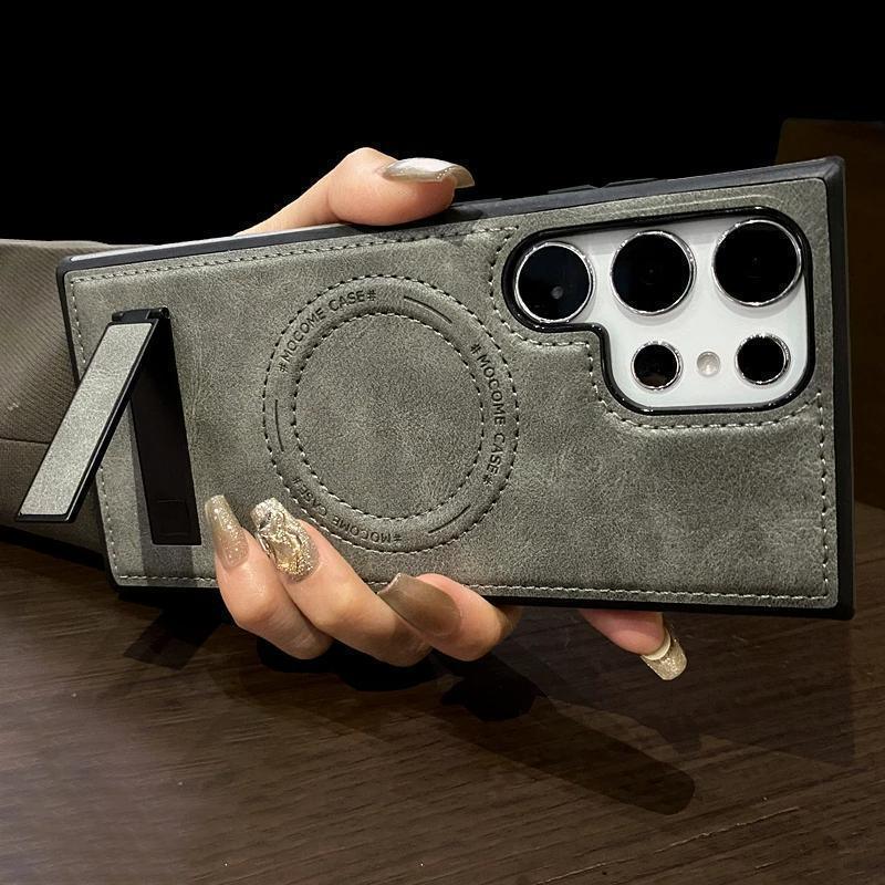 Zodiac Magsafe Leather Case Samsung S23 Ultra - Three