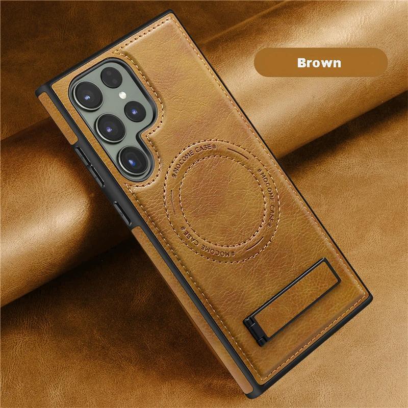 Zodiac Magsafe Leather Case Samsung S23 Ultra - Three