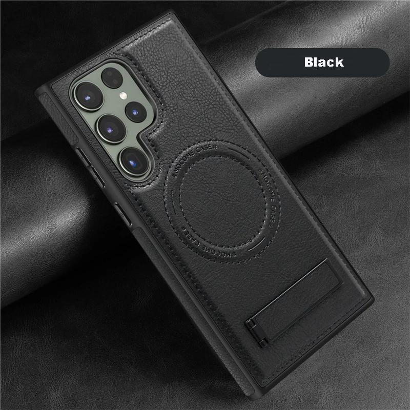 Zodiac Magsafe Leather Case Samsung S23 Ultra - Three