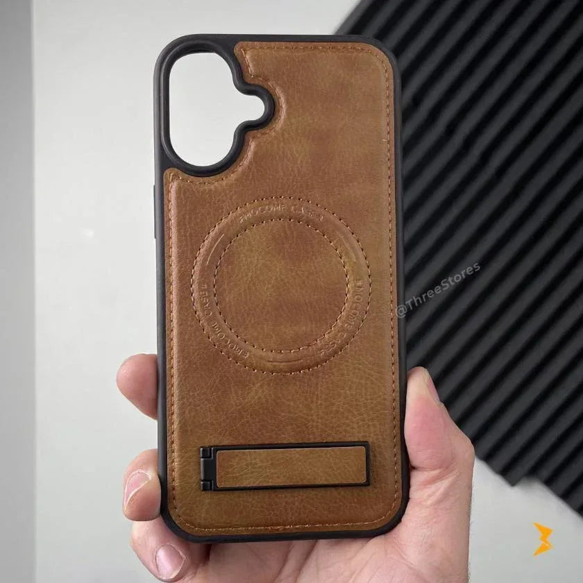 Zodiac Magsafe Leather Case iPhone 16 Plus - Three