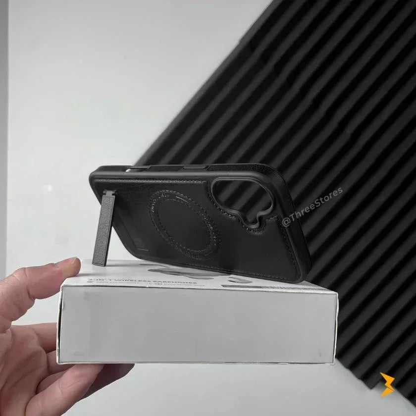 Zodiac Magsafe Leather Case iPhone 16 Plus - Three