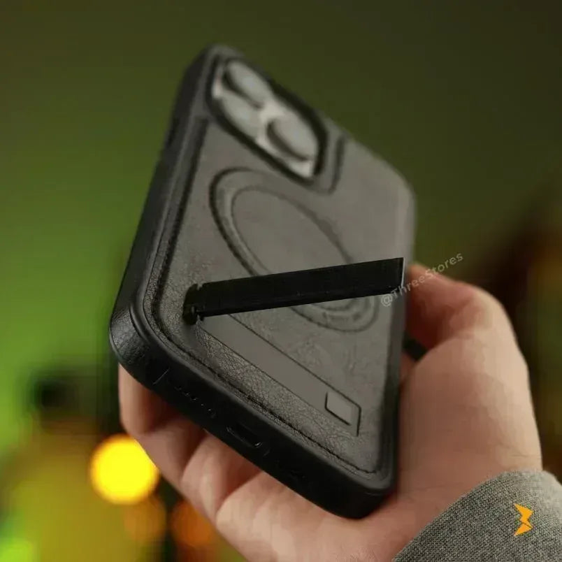 Zodiac Magsafe Leather Case iPhone 13 Pro Max - Three