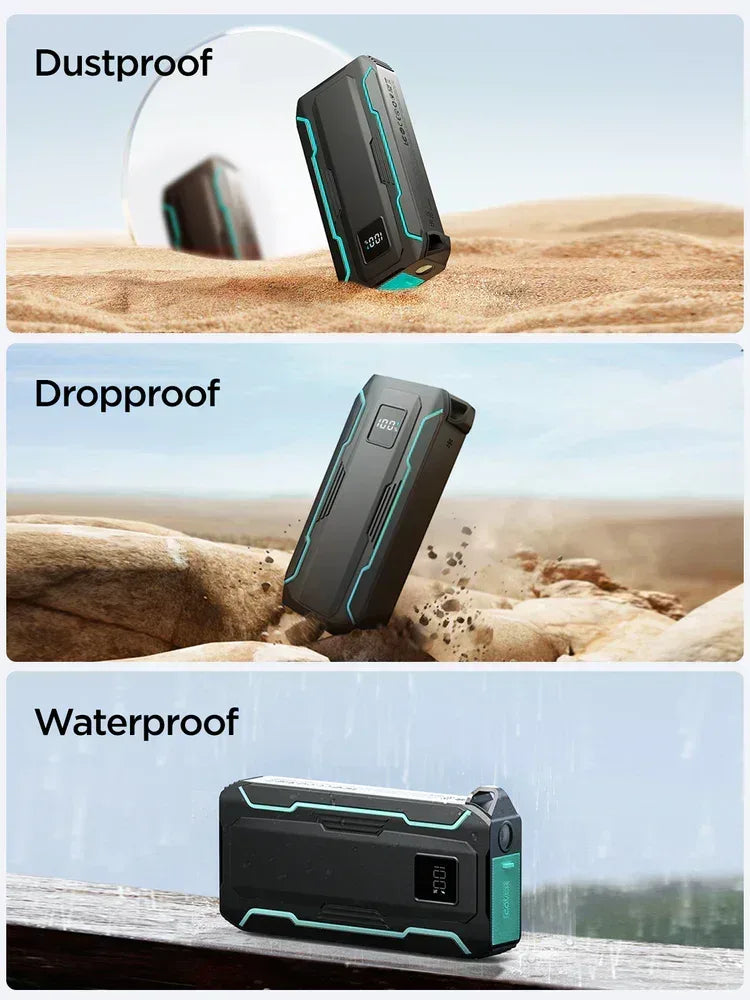 Joyroom 22.5W Power Bank with Built in 2in1 Cables 10000mAh JR-L017 - Three