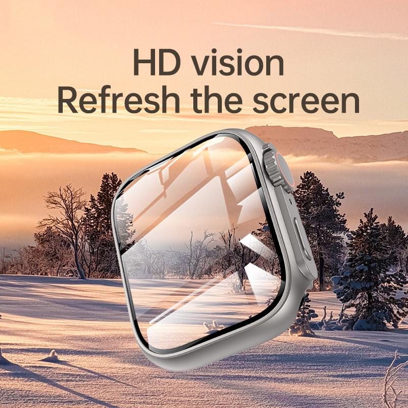 Ahnhsky Protective Case with Screen Protector For Apple Watch