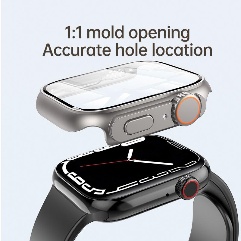 Ahnhsky Protective Case with Screen Protector For Apple Watch