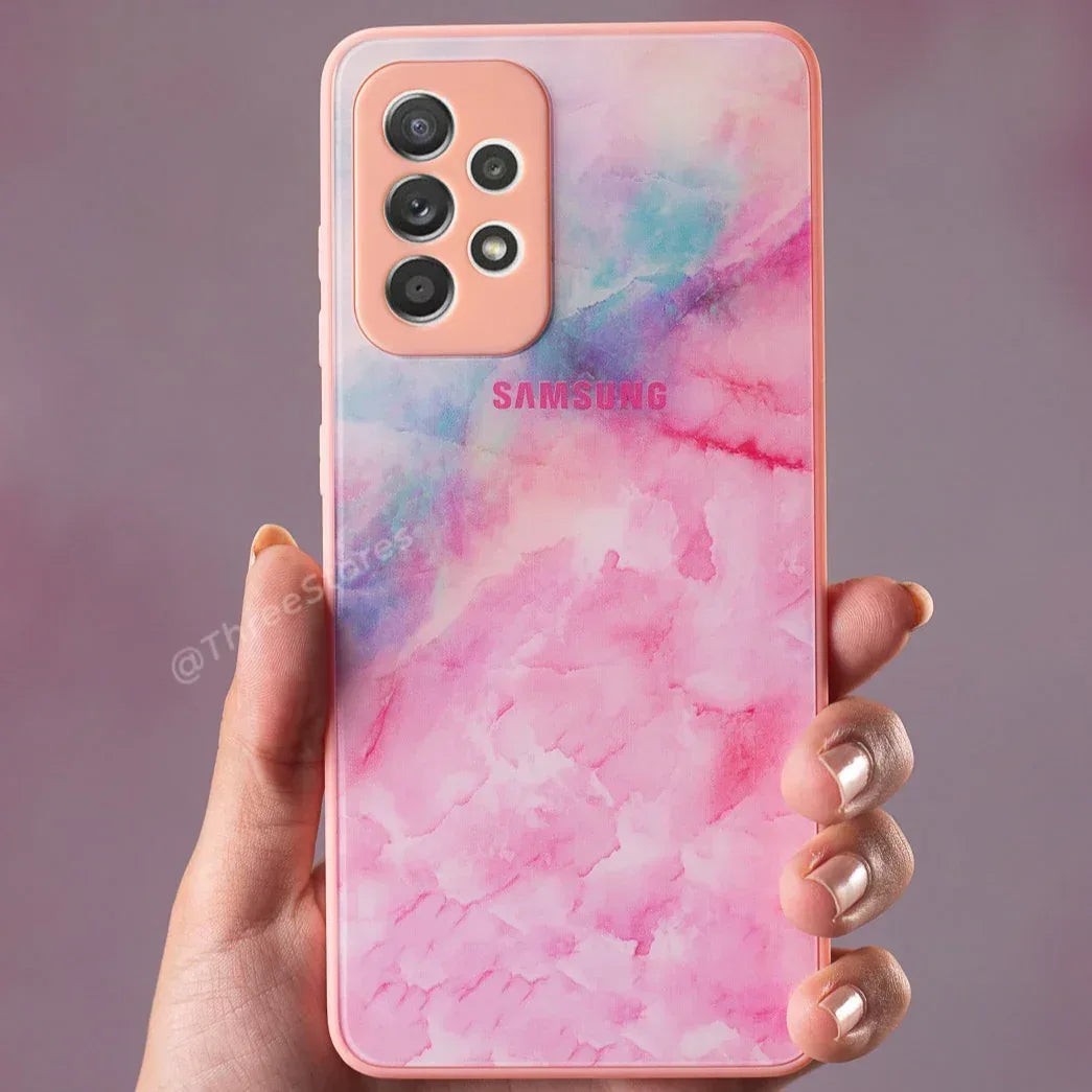 Q Series Marbel Camera Protection Case Samsung A72 - Three