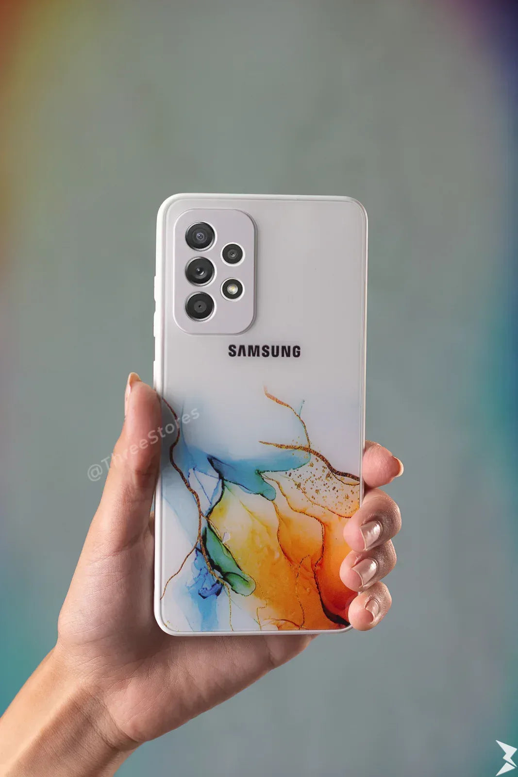 Q Series Marbel Camera Protection Case Samsung A72 - Three