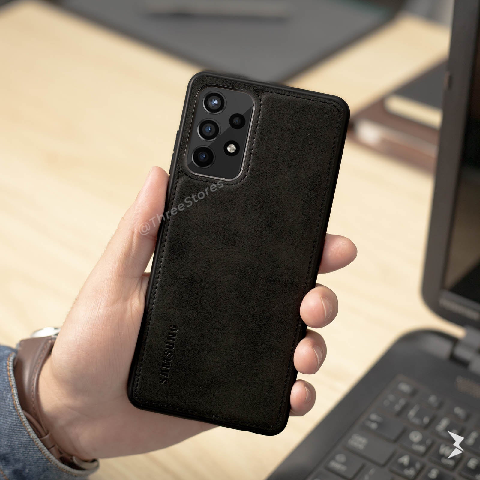 Cradle Leather Case Samsung A73