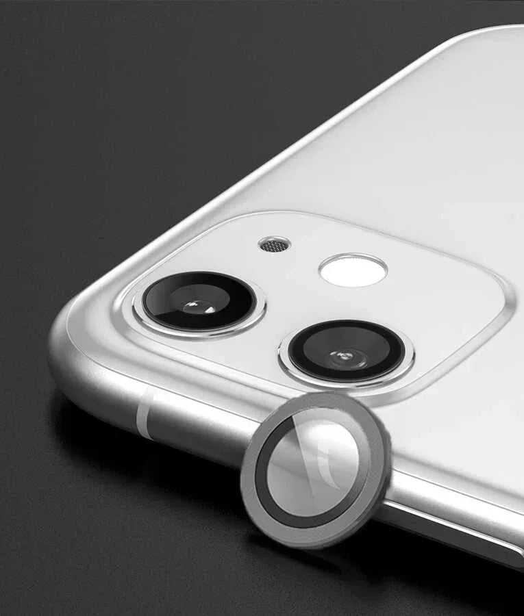 Green Ring Camera Lens Protector iPhone 11 - Three