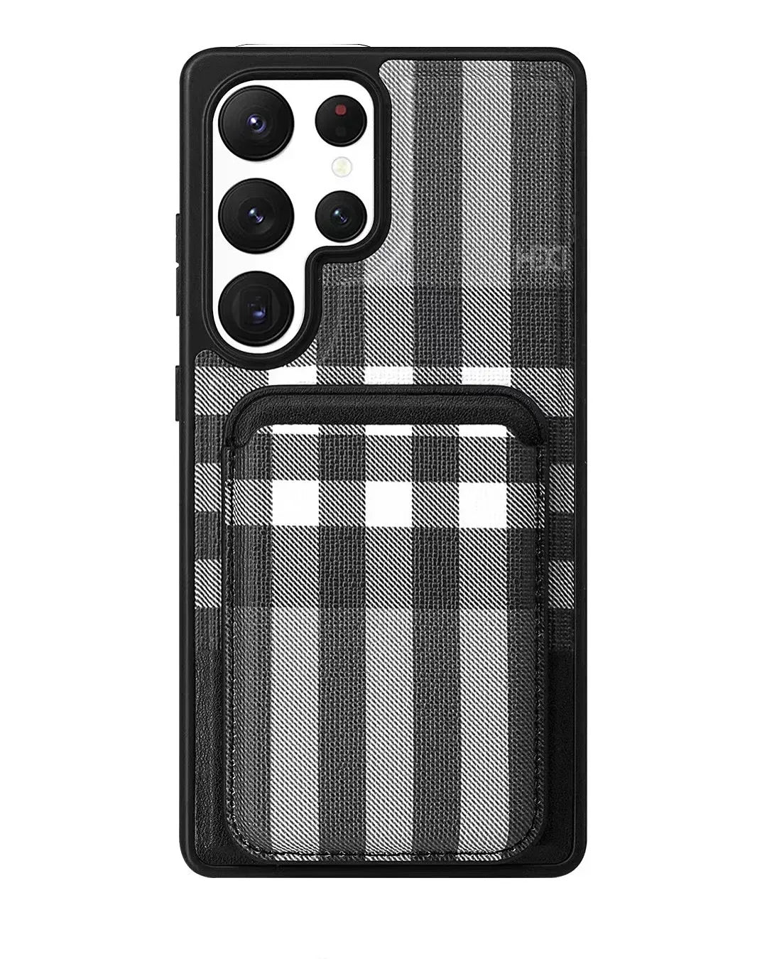 HDD Checks Leather Case Samsung S25 Ultra - Three