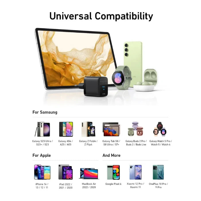 Anker Wall Charger 312 25W A2642G11