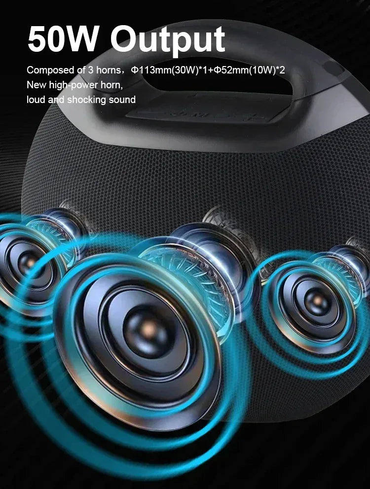 Kisonli Bestselling Wireless Speaker Partybox High Power Outdoor Boombox K11 - Three