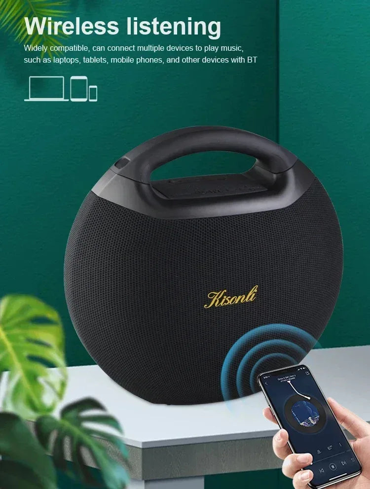 Kisonli Bestselling Wireless Speaker Partybox High Power Outdoor Boombox K11 - Three
