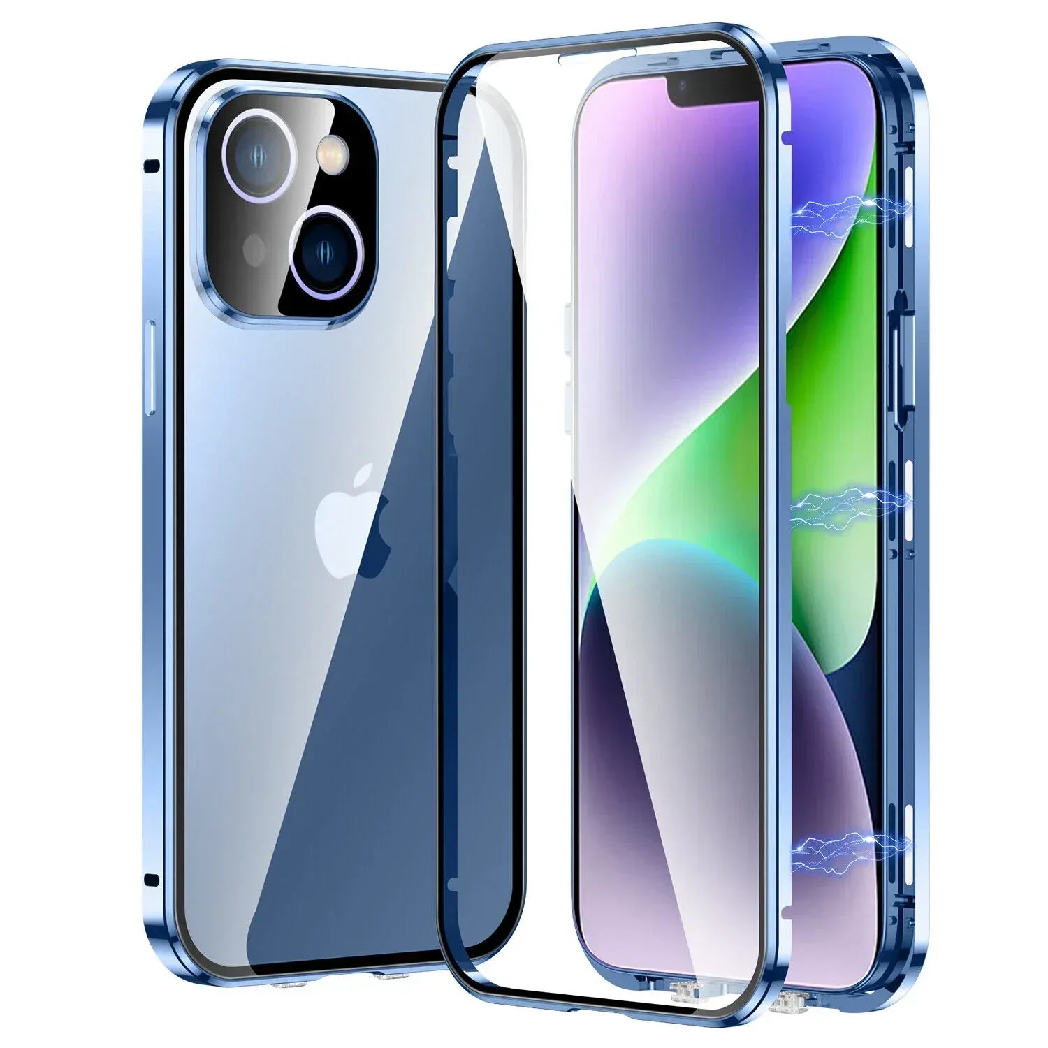 Full Body Metal Camera Protection Case iPhone 14 Pro Max - Three
