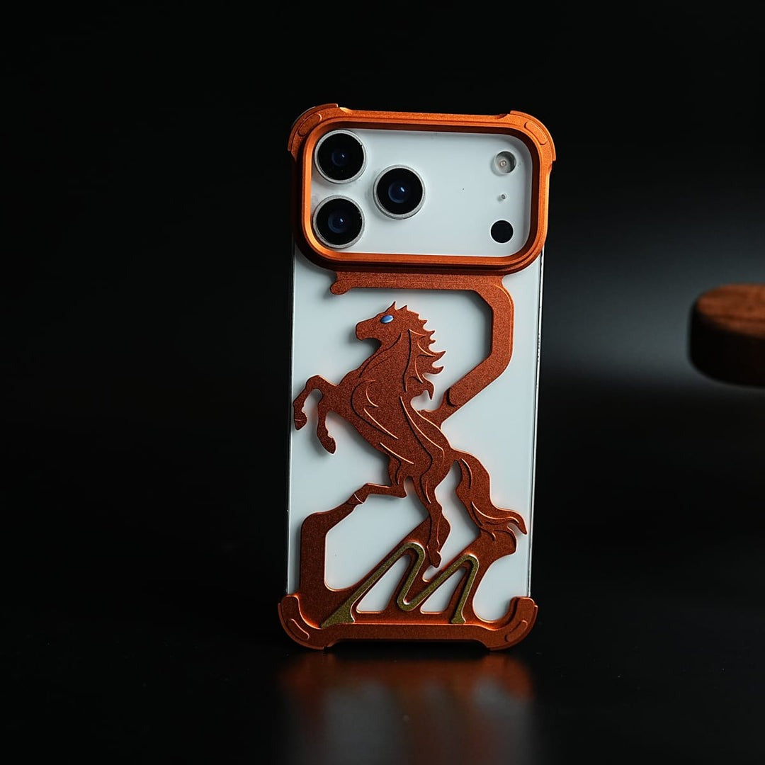 Metal Horse Design Case iPhone 17/18 Pro Max