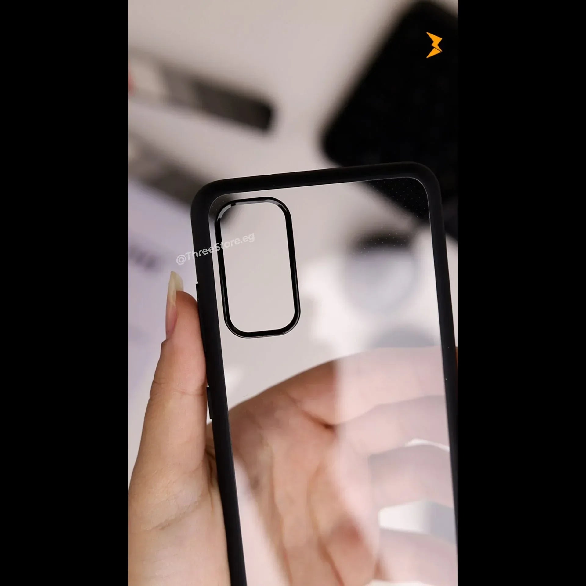 Q Series TPU Clear Back Case Samsung Note 20 - Three