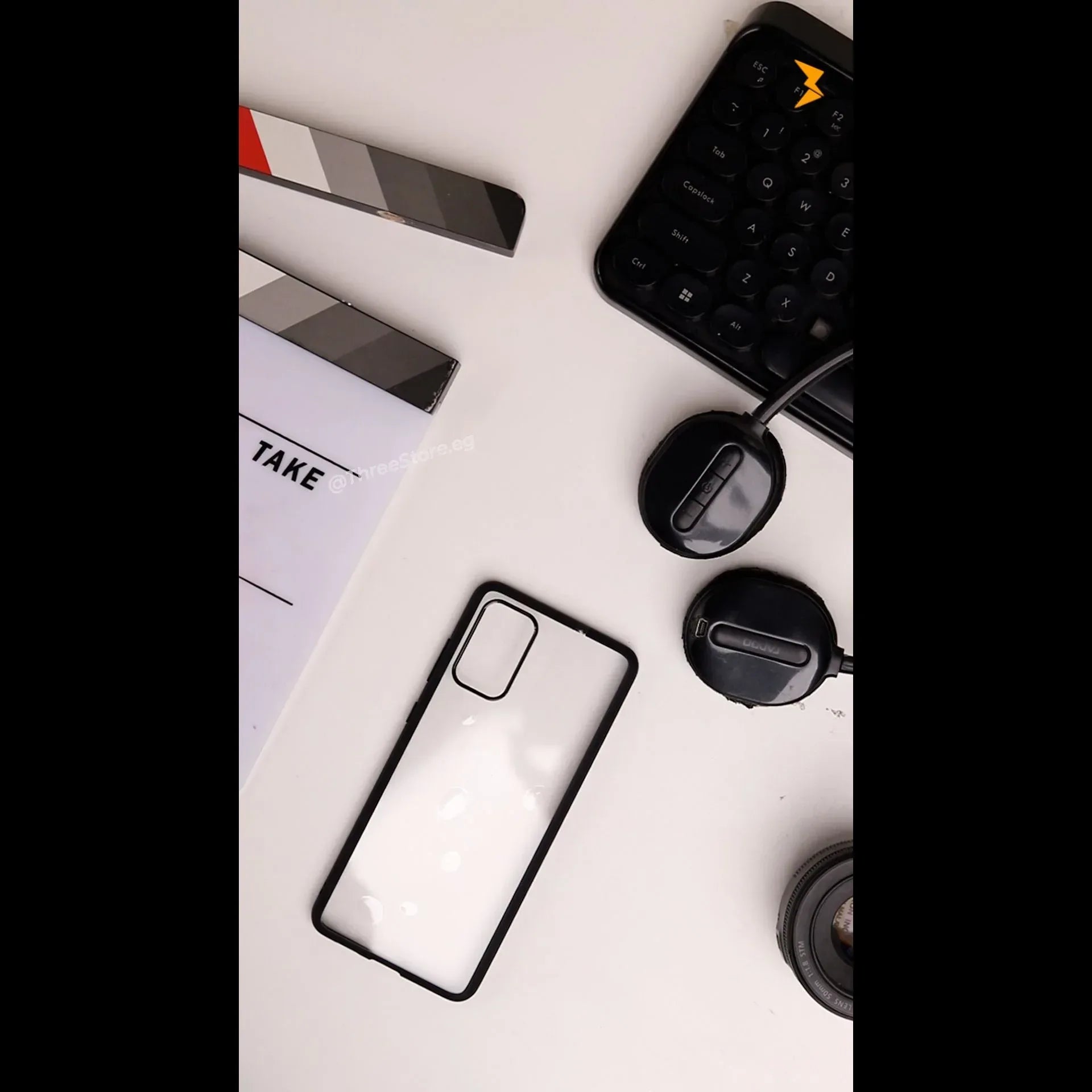 Q Series TPU Clear Back Case Samsung S20 - Three