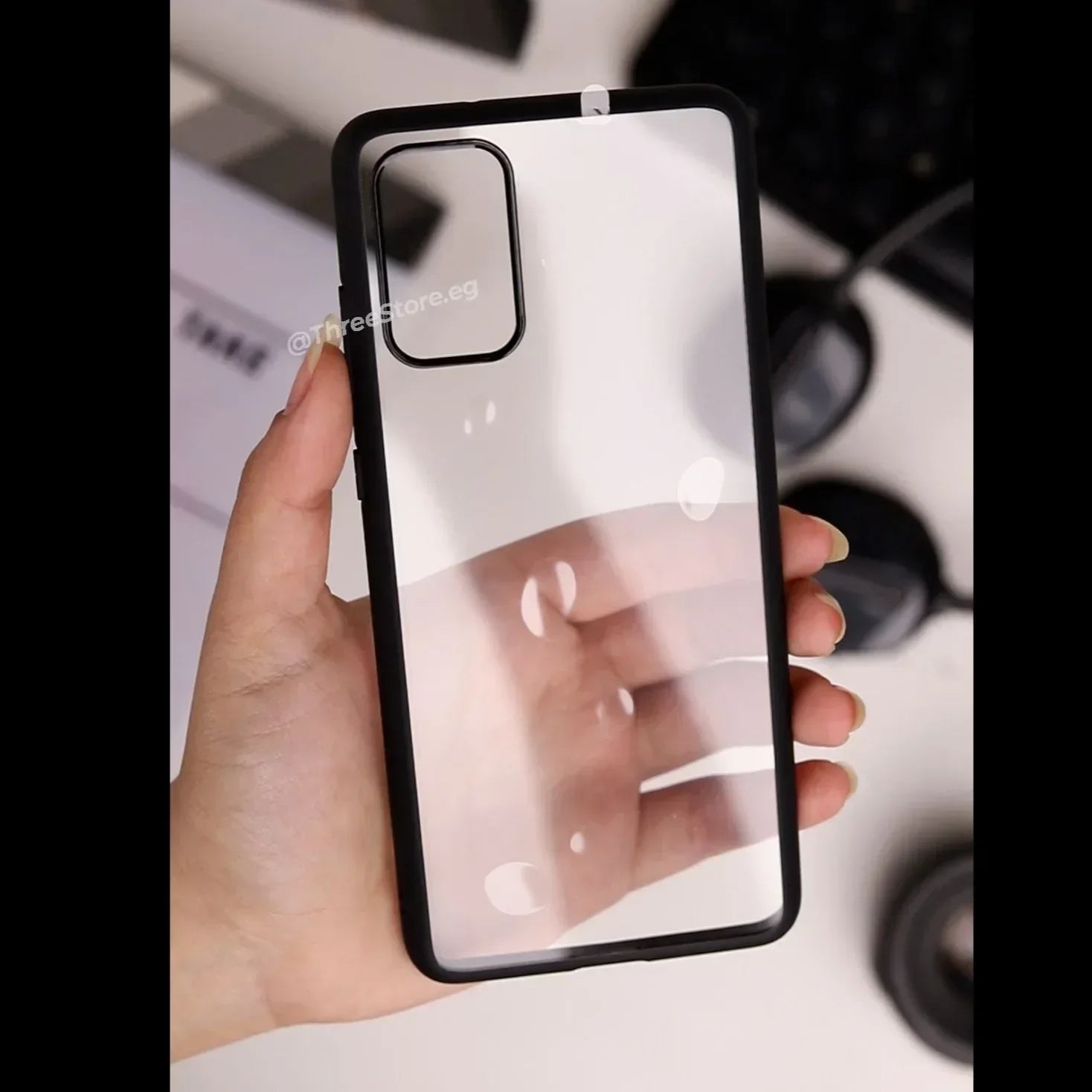 Q Series TPU Clear Back Case Samsung S20 - Three