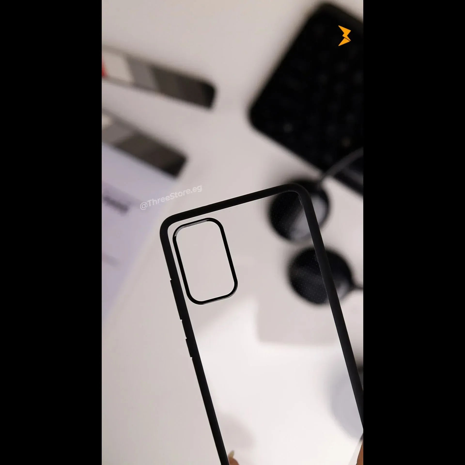 Q Series TPU Clear Back Case Samsung S20 Plus - Three