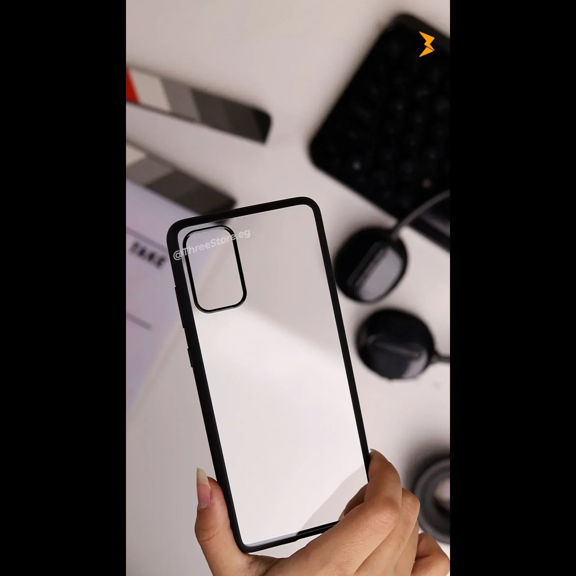 Q Series TPU Clear Back Case Samsung S20 - Three